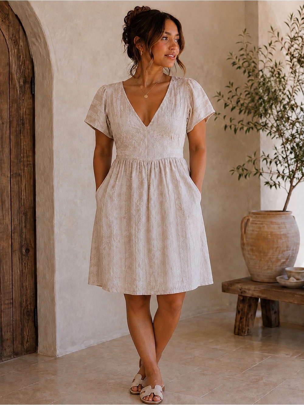 Old Navy Tall Textured Mini Dress – XL